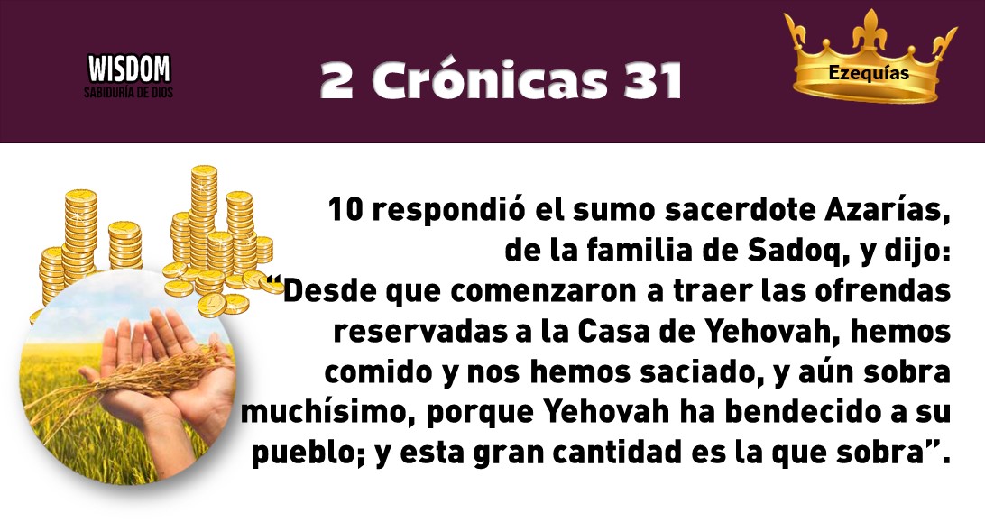 2 Crónicas Mosqueteros de Yehovah wisdom (31)