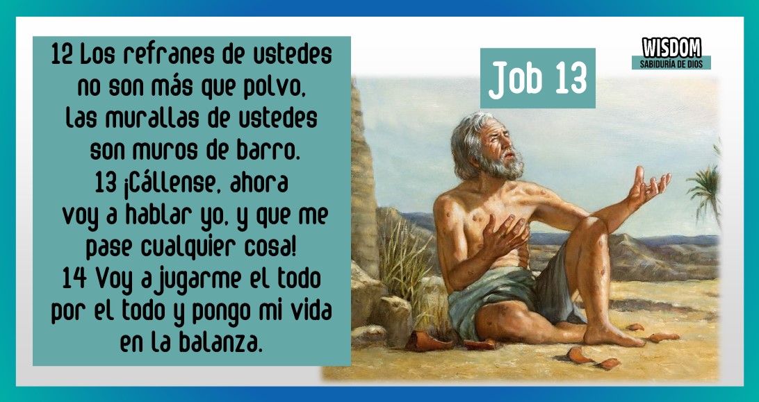 Job Mosqueteros de Yehovah 13 wisdom
