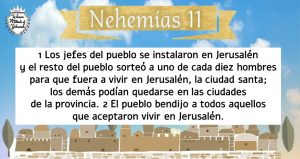NEHEMIAS 11 WAOY MOSQUETEROS DE YEHOVAH