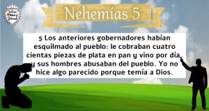 NEHEMIAS 5 WAOY MOSQUETEROS DE YEHOVAH