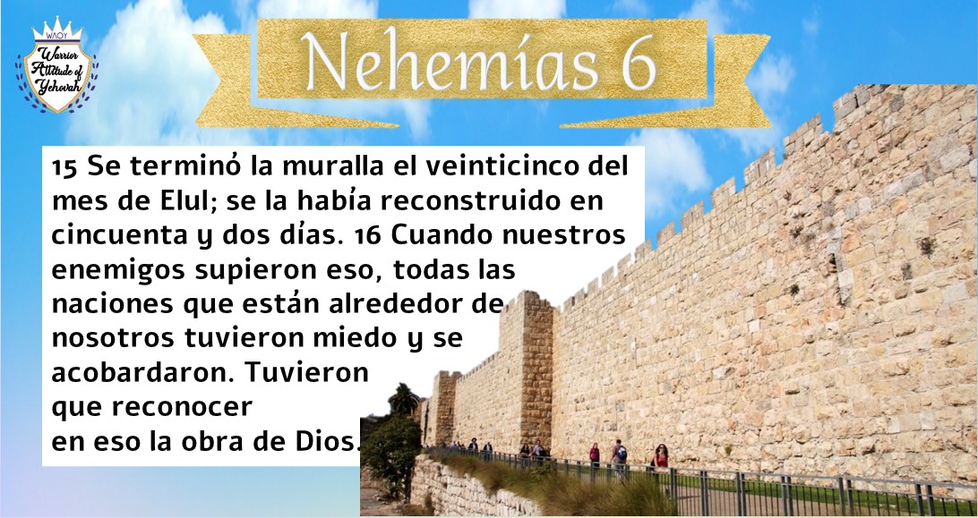 NEHEMIAS 6 WAOY MOSQUETEROS DE YEHOVAH